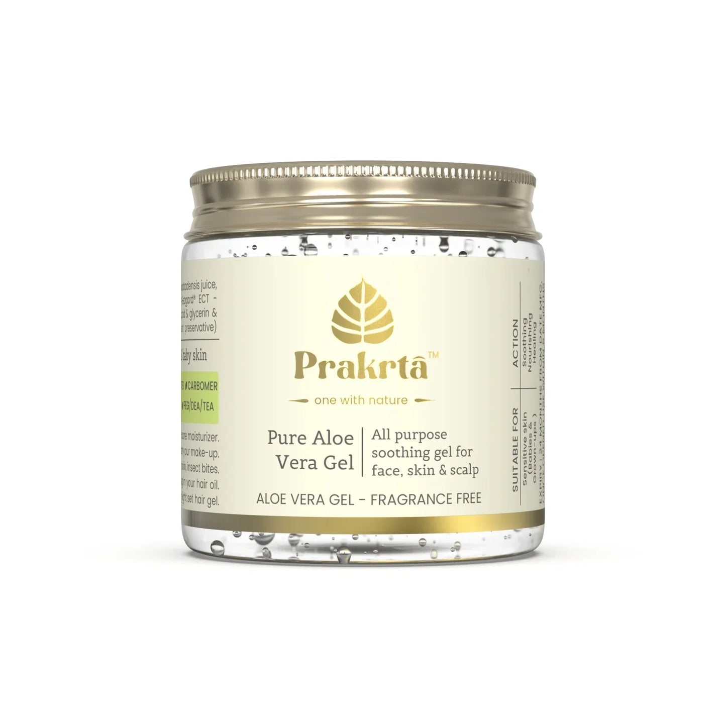 Pure Aloe Vera gel to soothe dry irritated skin, eczema prone skin and psoriasis