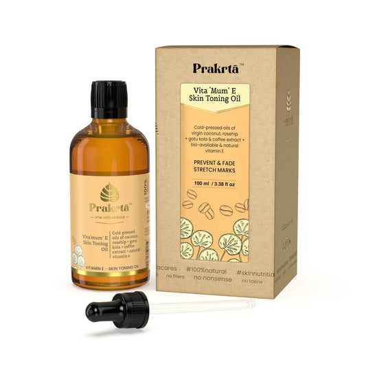 Vita MUM E Oil - natural stretch mark prevention - Prakrta