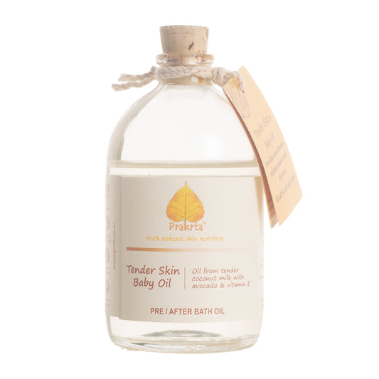 Tender Skin Baby Oil-Virgin coconut oil with vit E and avocado oil | 100% natural | 100 ml